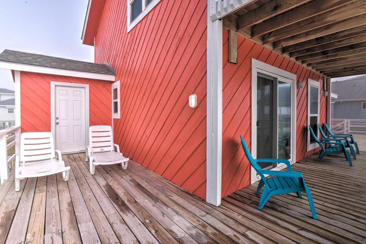 Beachfront Galveston Oasis Balconies, Ocean View! المظهر الخارجي الصورة
